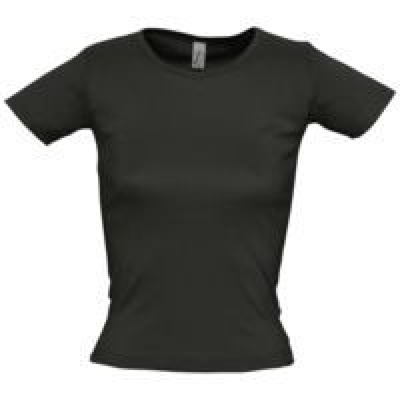 Футболка женская с круглым вырезом LADY 220, черная, красная, белая. Артикул р1372