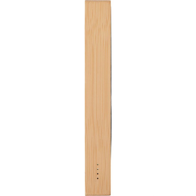 Внешний аккумулятор с подсветкой лого и солнечной панелью «Reedia S1», 10000 mAh, черный/натуральный. Артикул о5910967