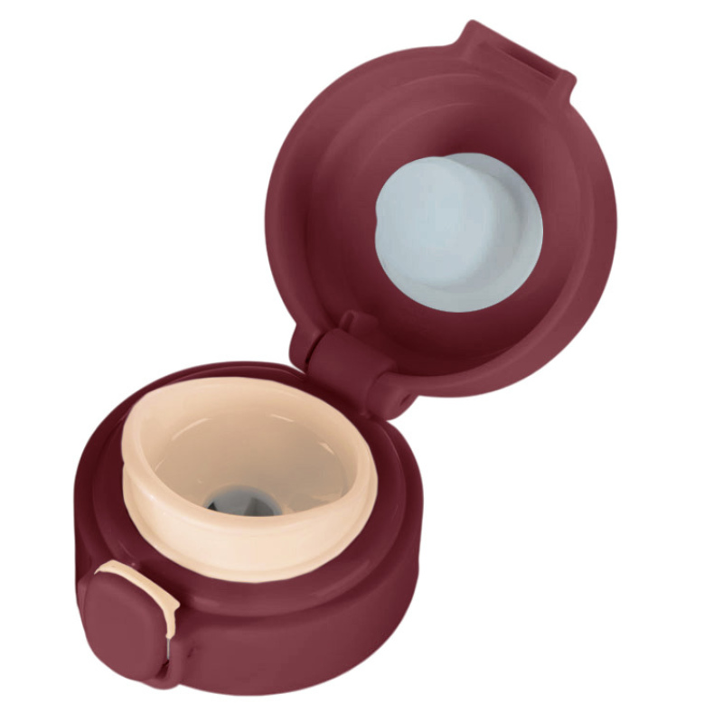 Вакуумная термокружка c кнопкой «Guard», soft-touch, 400 мл, тубус, 7 цветов. Артикул о82751