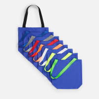 Шопер B5, синий с широкими ручками 8 цветов. Артикул р19269