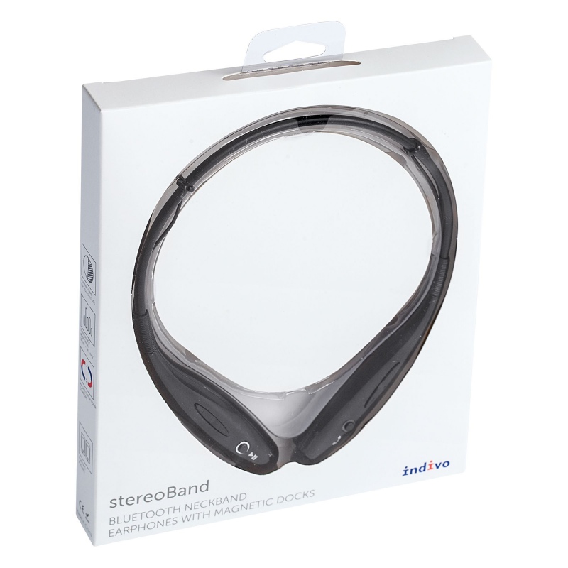 Bluetooth наушники stereoBand, ver.2, черные, белые. Артикул р2899