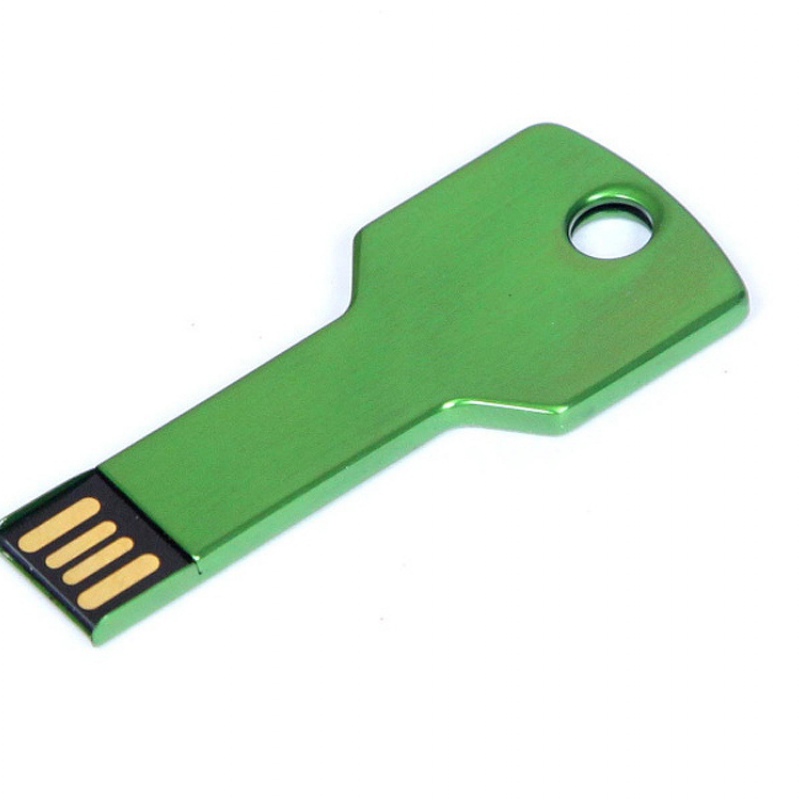 USB 2.0 - флешка на 64 Гб в виде ключа, красная, серебристая, золотистая, синяя, зеленая. Артикул о6006.64