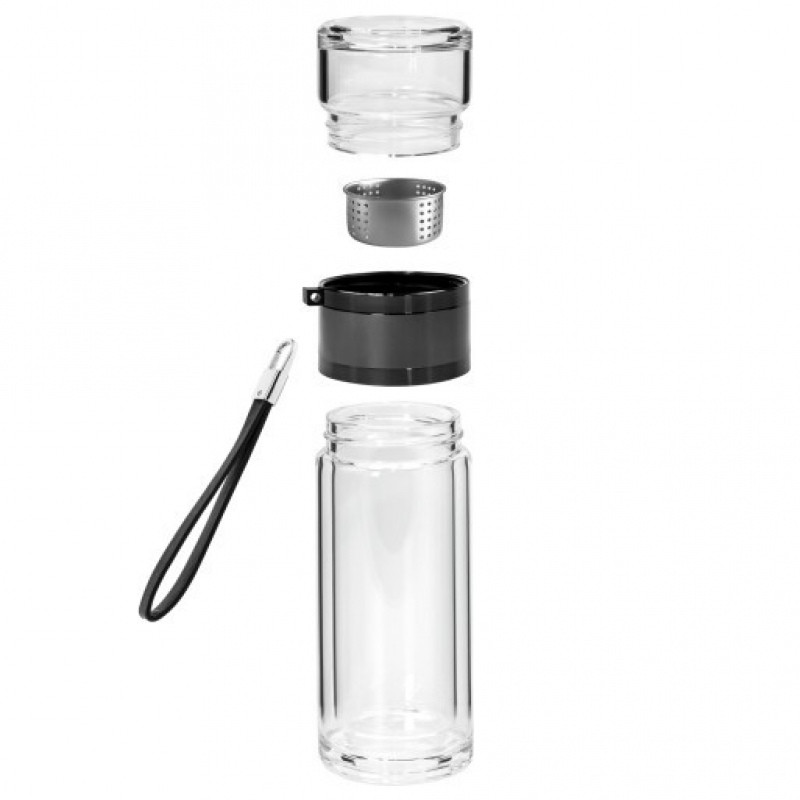 Бутылка стеклянная с двойными стенками, Terso, 300 ml. Артикул е224196.010