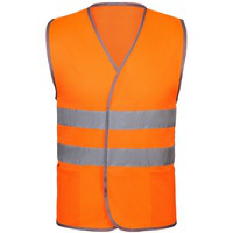 Сигнальный жилет СО-1 ТР, желтый флуоресцентный, оранжевый флуоресцентный. Артикул р7474