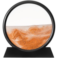 Песочная картина-антистресс Pleasantville, черная с оранжевым. Артикул р20244.03