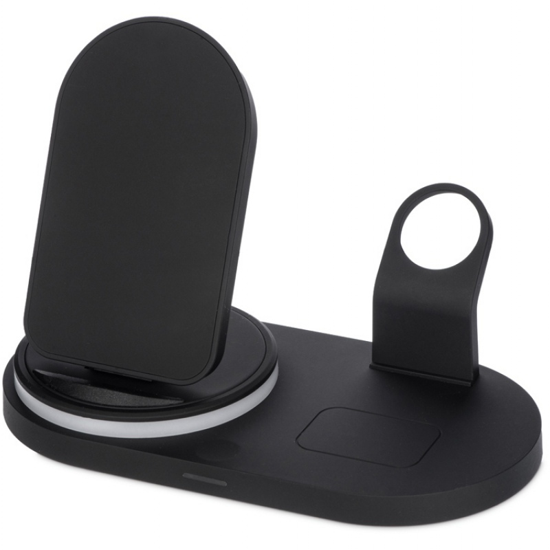 Складная зарядная станция с беспроводной зарядкой «Flashport», 15 Вт. Артикул о591076