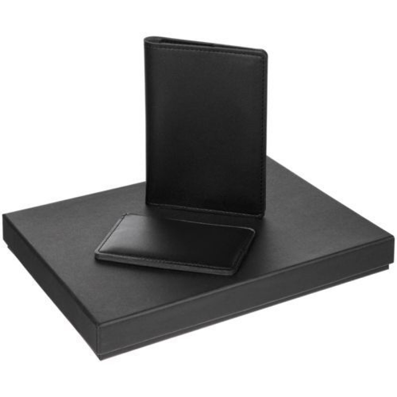 Набор, обложка для паспорта и чехол для карточек, InStream, 6 цветов. Артикул р17726