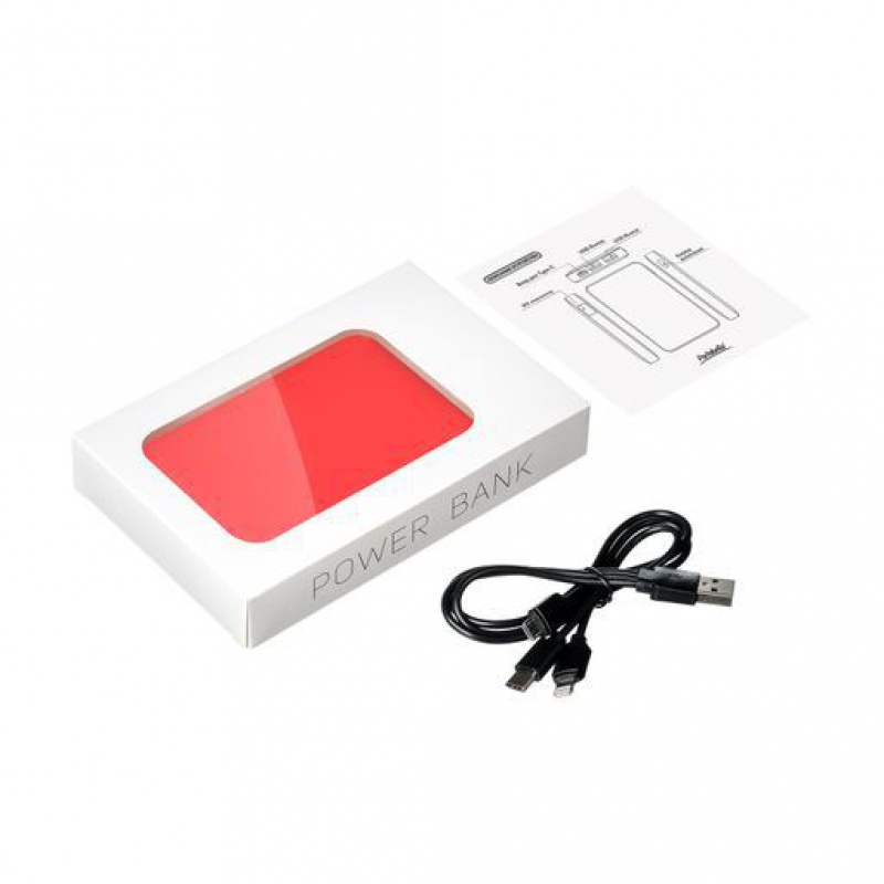 Внешний аккумулятор с подсветкой Ancor 5000 mAh, 9 цветов. Артикул е37525