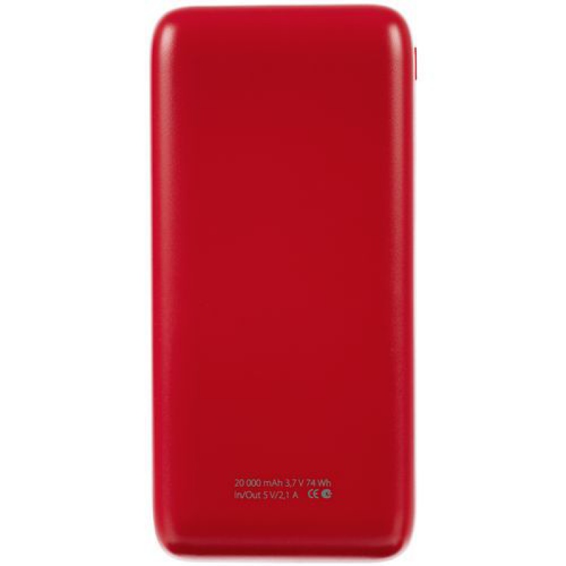 Внешний аккумулятор Gamechanger 20000 мАч, 4 цвета. Артикул р23200