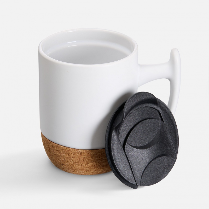 Кружка Corky Grip, белая, черная, синяя. Артикул р18664