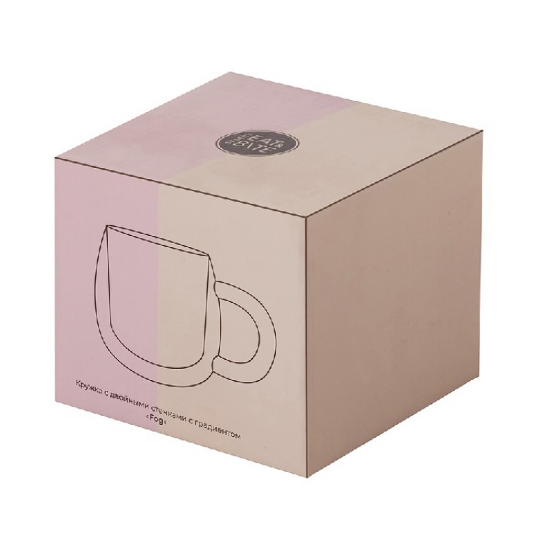 Кружка с двойными стенками и градиентом «Fog», 4 цвета. Артикул о88864