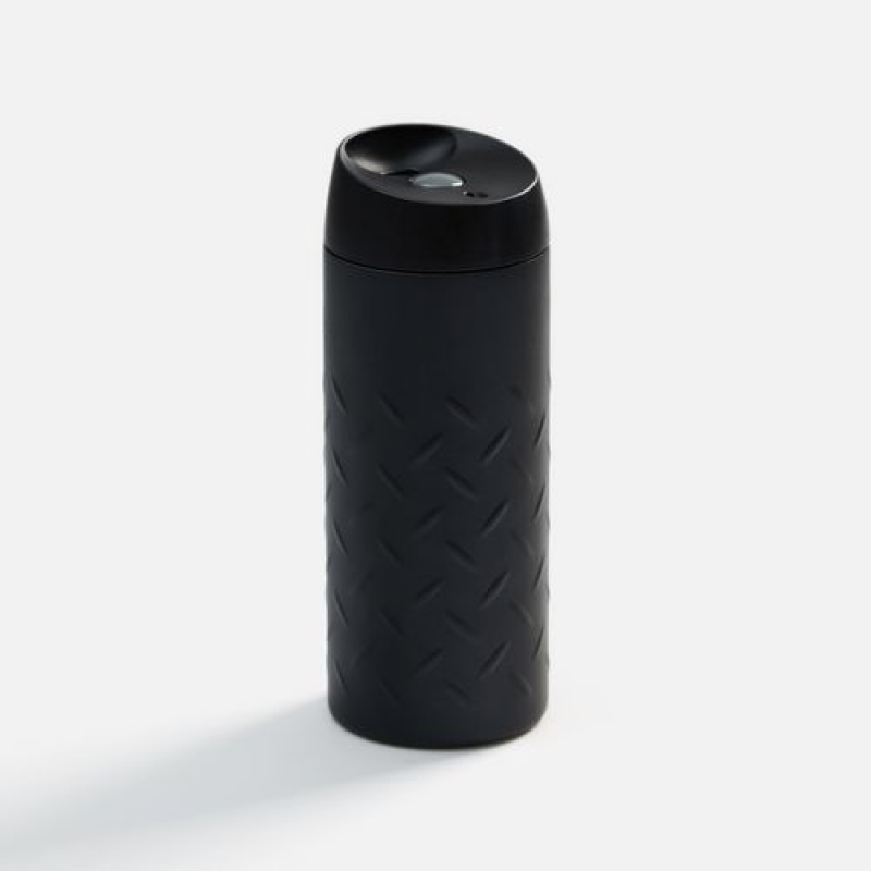 Термостакан Hard Work, серый, черный. Артикул р17286