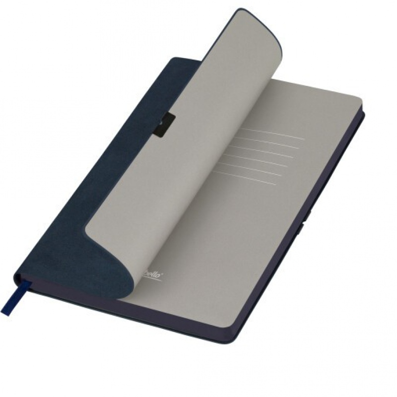 Ежедневник Portobello Trend, In Velour, недатированный, бирюзовый, серый, синий, черный. Артикул е22255