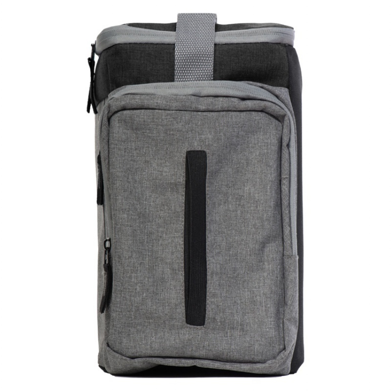 Сумка-холодильник «Festival XL», серый/темно-серый, серый/синий. Артикул о88711