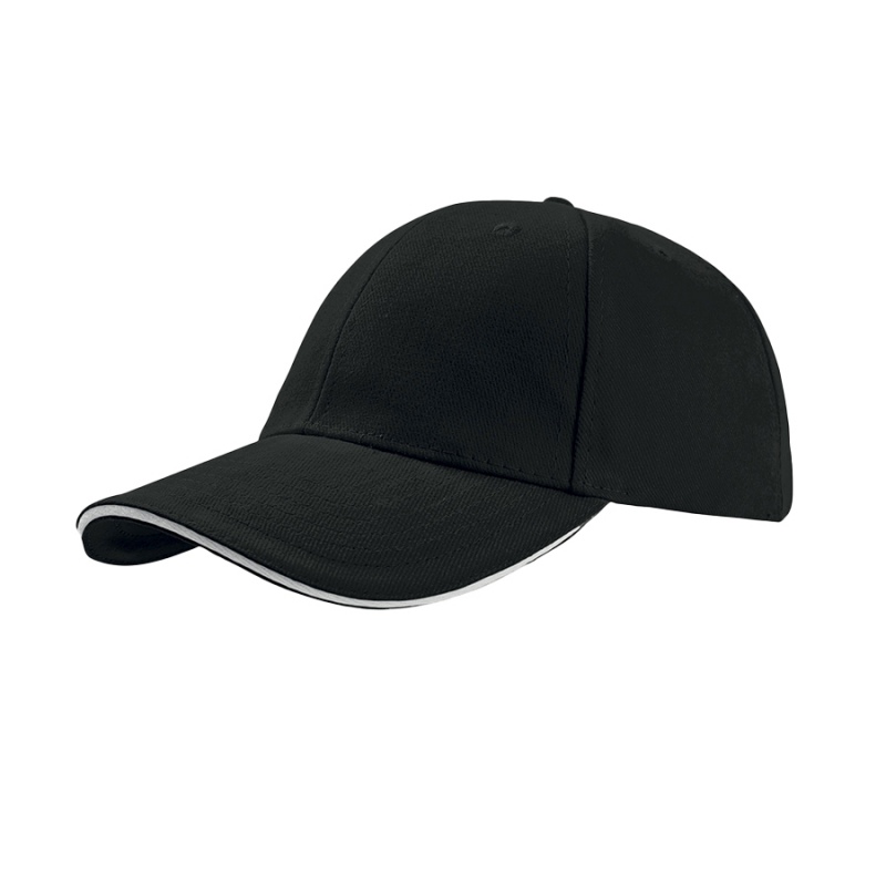 Бейсболка LIBERTY SANDWICH, 6 клиньев, сэндвич, металлическая застежка, 24 цвета. Артикул и25435