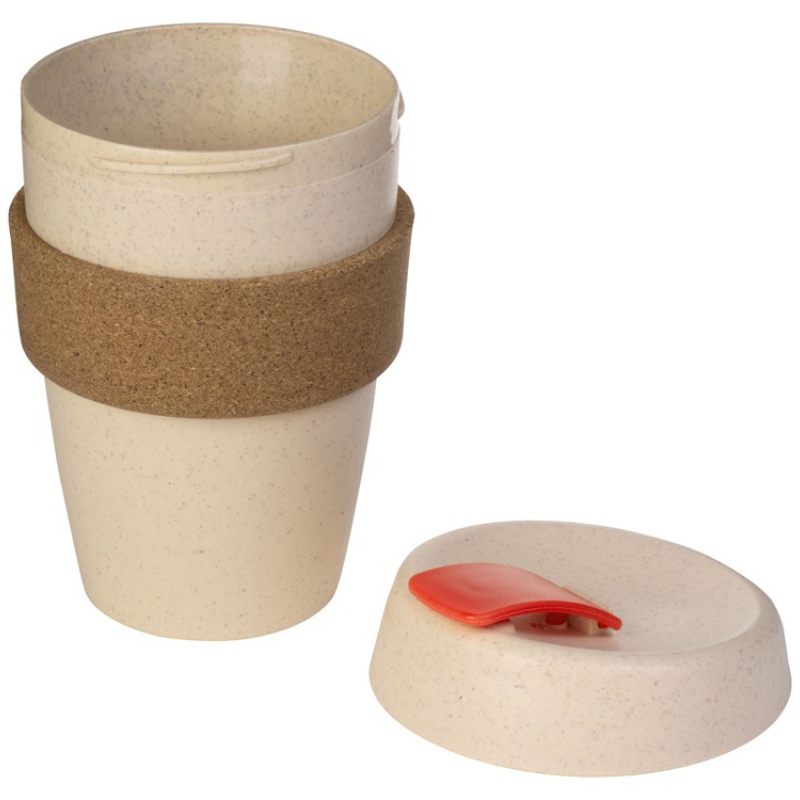 Стакан из пшеничного волокна с двойными стенками «Pino», 5 цветов. Артикул о82872