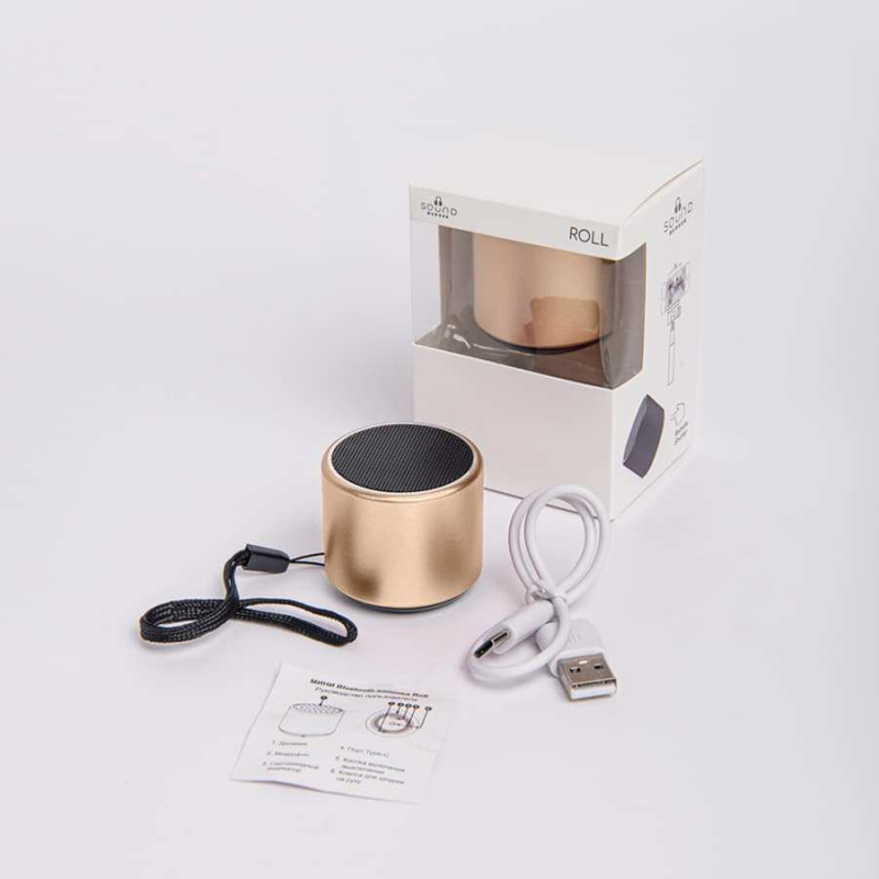 Портативная mini Bluetooth-колонка Sound Burger "Roll", 4 цвета. Артикул и26535
