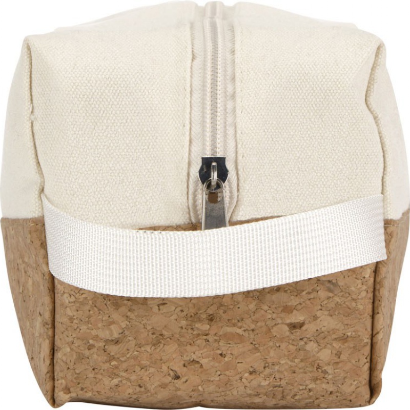 Несессер «Corky» хлопковый с пробковой вставкой, черный, натуральный. Артикул о31891