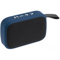 Беспроводная колонка с FM-радио Borsetta, синяя, белая, красная, черная. Артикул р20109