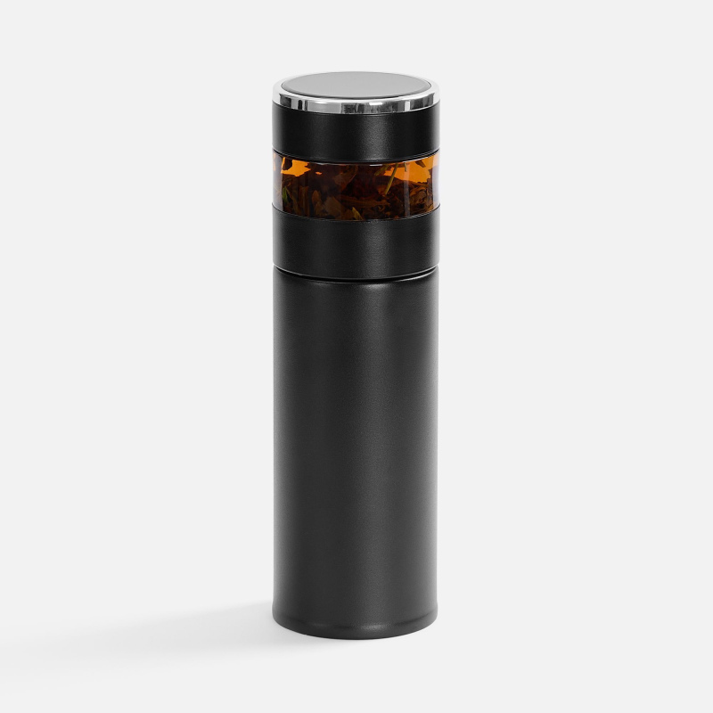 Смарт-бутылка с инфьюзером Thermory ver.2, черная, белая. Артикул р18731