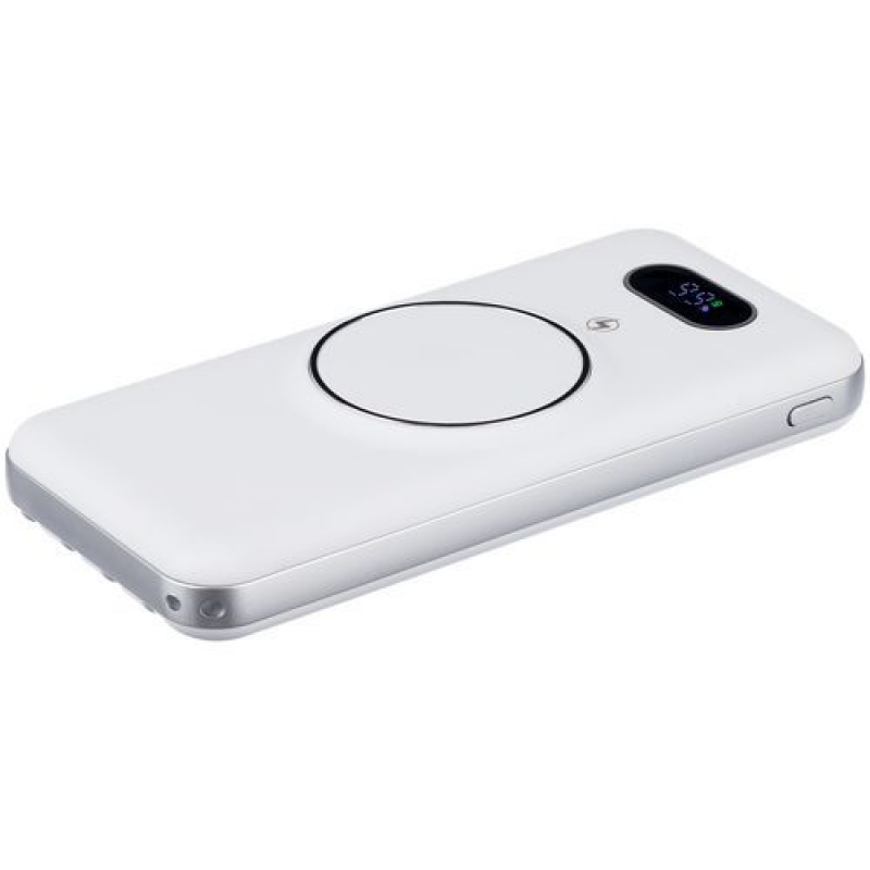 Внешний аккумулятор Omni Pro 10000 мАч, серый, белый, синий, черный. Артикул р25007