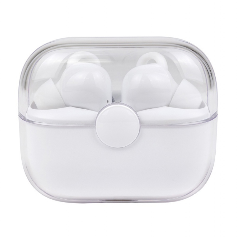 Наушники беспроводные TWS «Clarity» с шумоподавлением ENC, белый, черный. Артикул о52111