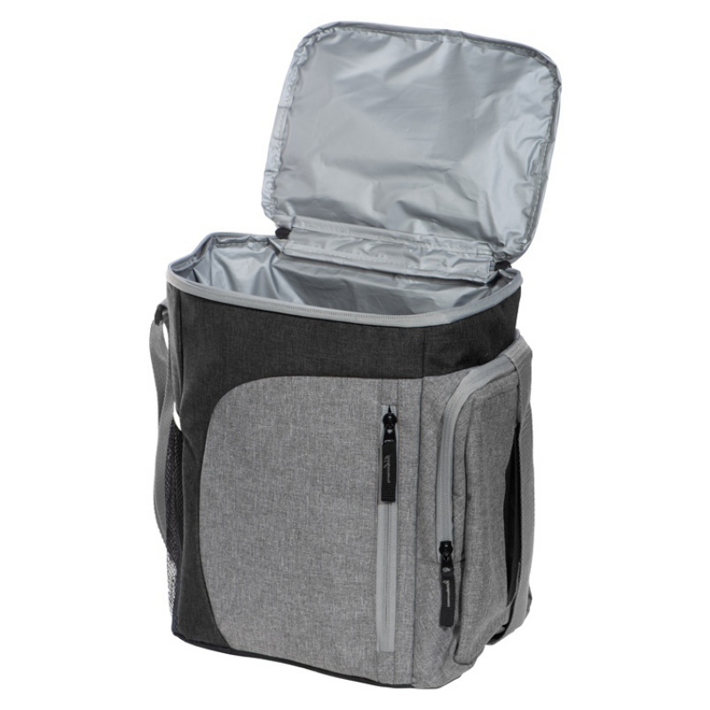 Сумка-холодильник «Festival XL», серый/темно-серый, серый/синий. Артикул о88711