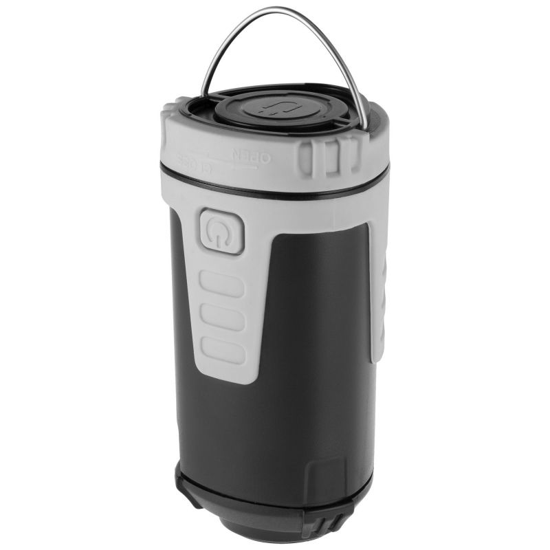 Кемпинговый фонарь Fyrtorn, серый с черным. Артикул р11356.13