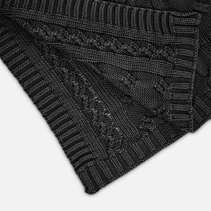 Плед Hygge, коричневый, темно-зеленый, темно-серый. Артикул р18796