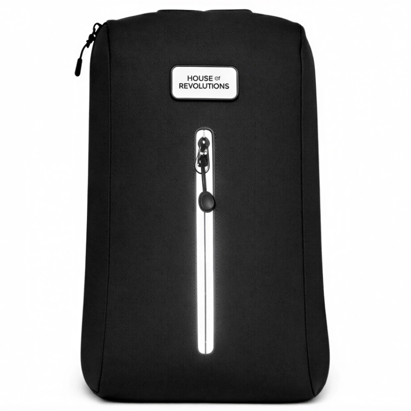 Сумка-слинг «Nomad» на одно плечо из переработанного пластика, серый, черный. Артикул о93607