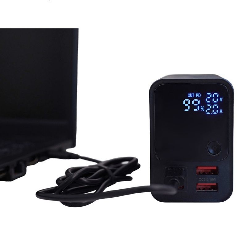 Внешний аккумулятор для ноутбуков «EpIQ», 100 Вт, 30000 mAh, темно-серый. Артикул о590980