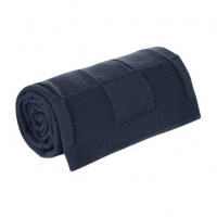 Плед Cella Soft вязаный, 160*90 см, синий, серый. Артикул е20637.030