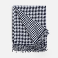 Плед Cambon, иссиня-черный, голубой, бежевый, светло-серый. Артикул р18640