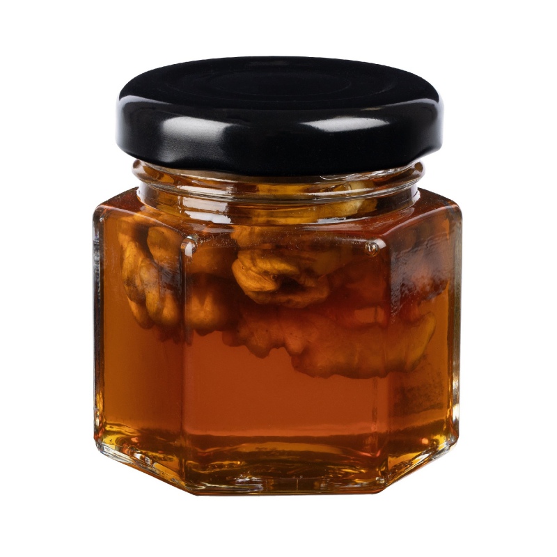 Мед Bee To Bear Mini ver.2, с грецкими орехами, с кедровыми орехами, с миндалем. Артикул р27505