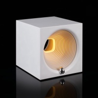 Bluetooth-колонка с подсветкой Volumetric, белая. Артикул р16450.60