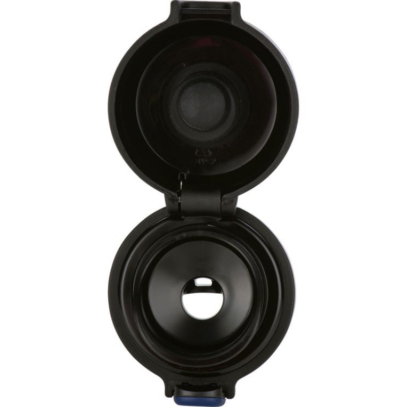 Вакуумная термокружка c кнопкой «Guard», soft-touch, 400 мл, тубус, 7 цветов. Артикул о82751